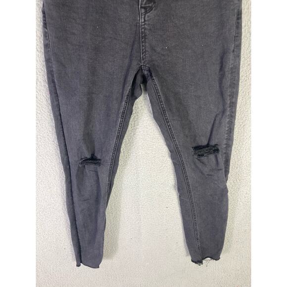 Kootinsen Women's Distressed‎ Tapered Skinny Jeans Black Size 2 - Picture 6 of 10